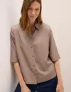 Cecil Lyocell Blouse - Natural Taupe