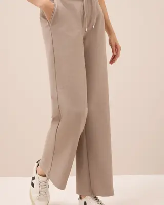 Cecil Broek met Wijde Pijpen Neele - Natural Taupe