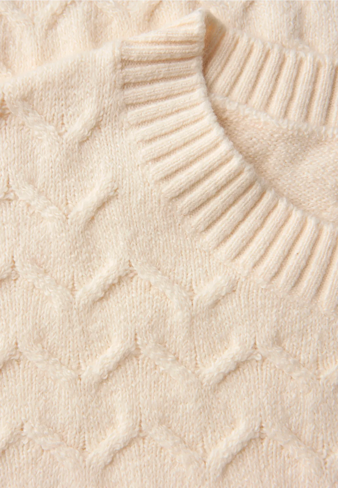 Street One Structured Jumper - Soft Beige