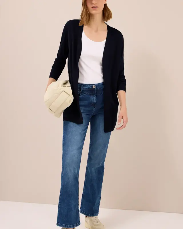 Cecil Open Cardigan - Urban Dark Blue