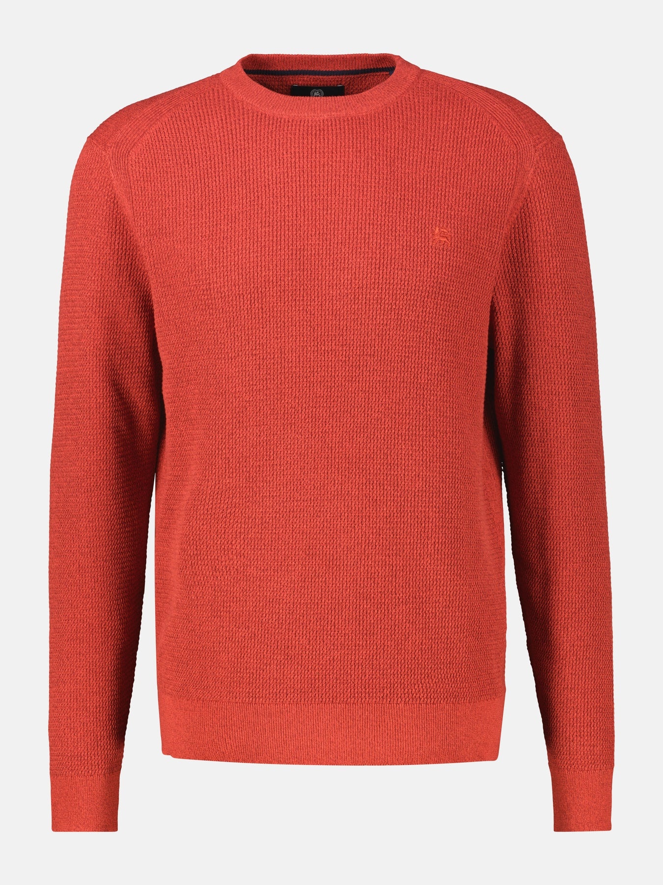 Lerros Trui in Gestructureerde Kwaliteit - Scandinavian Red