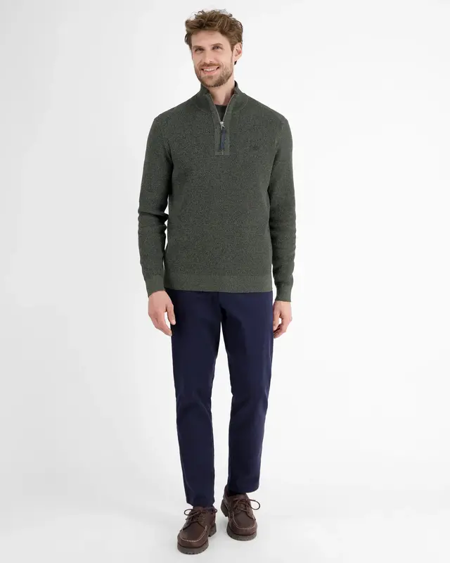 Lerros Jumper, Melange Look - Nordic Olive
