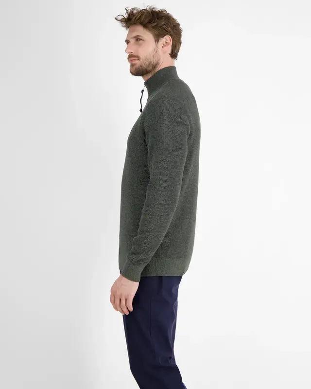 Lerros Jumper, Melange Look - Nordic Olive