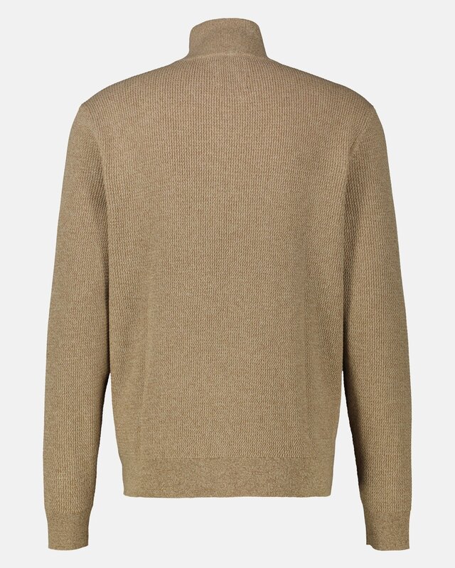 Lerros Troyer mit Melange Look - Light Coffee