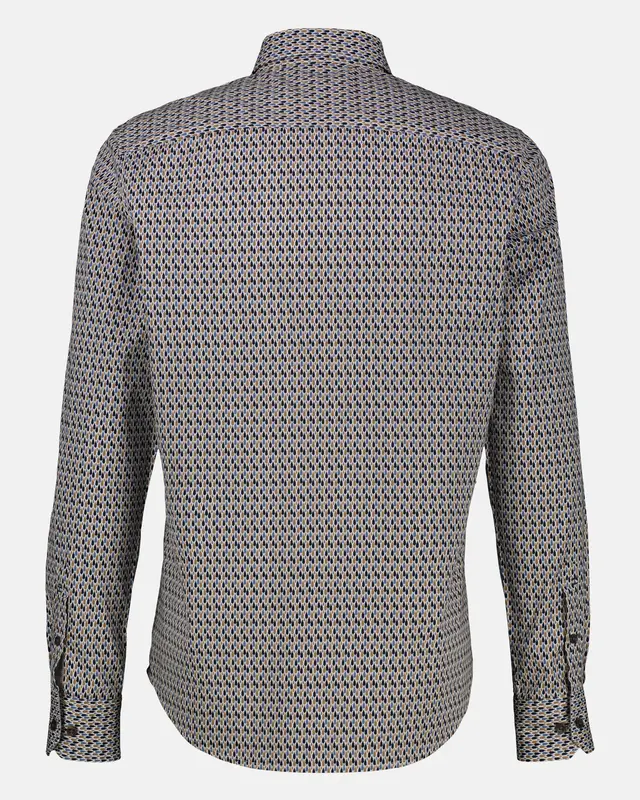 Lerros Stretch Popeline Shirt - Light Coffee