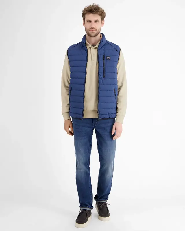 Lerros Sweat Poloshirt - Foam White