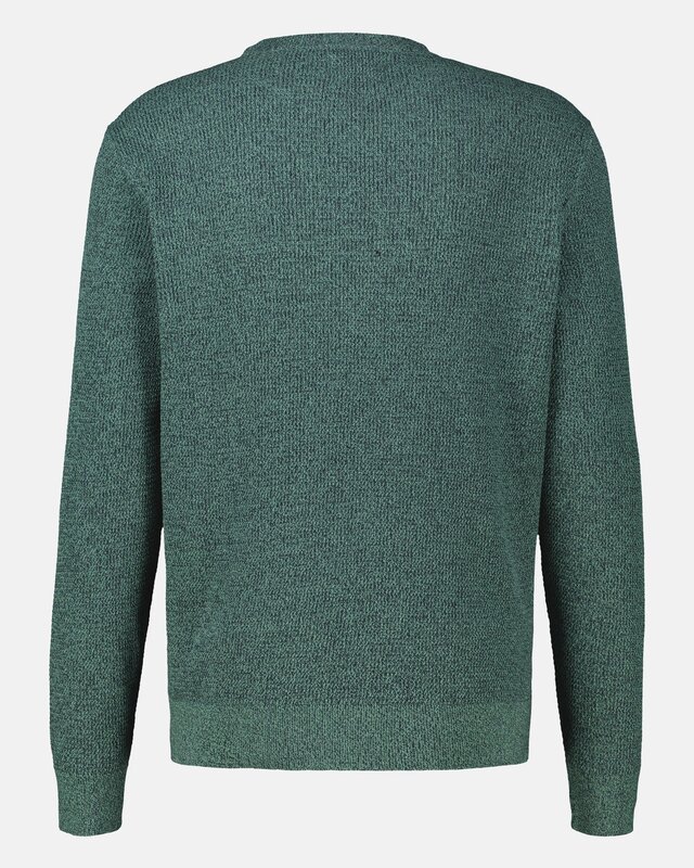 Lerros Trui in Gestructureerde Kwaliteit - Fjord Blue