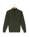 Baileys Trui met Rits - Dark Green