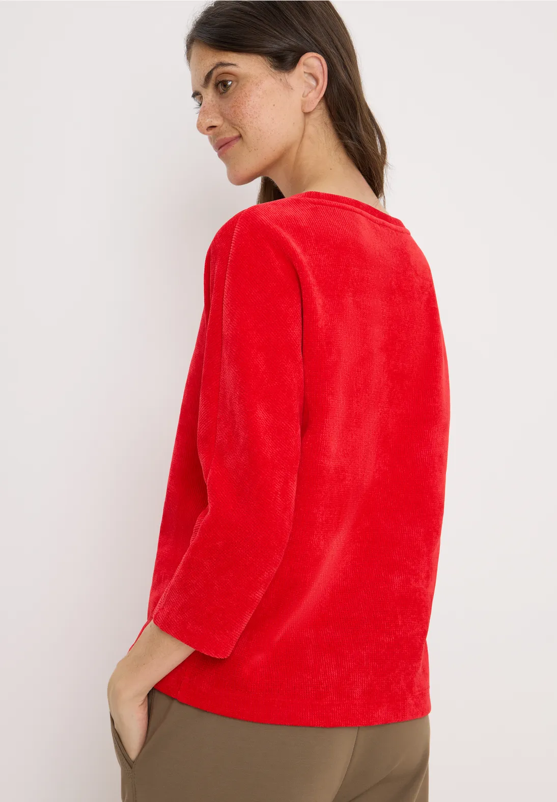 Cecil Cordshirt - Fiery Red