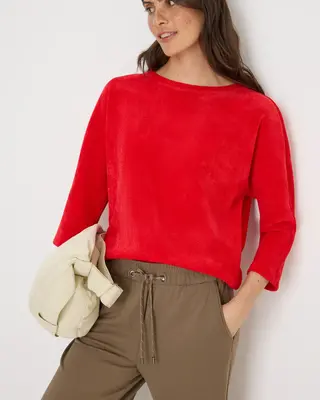 Cecil Corduroy Shirt - Fiery Red