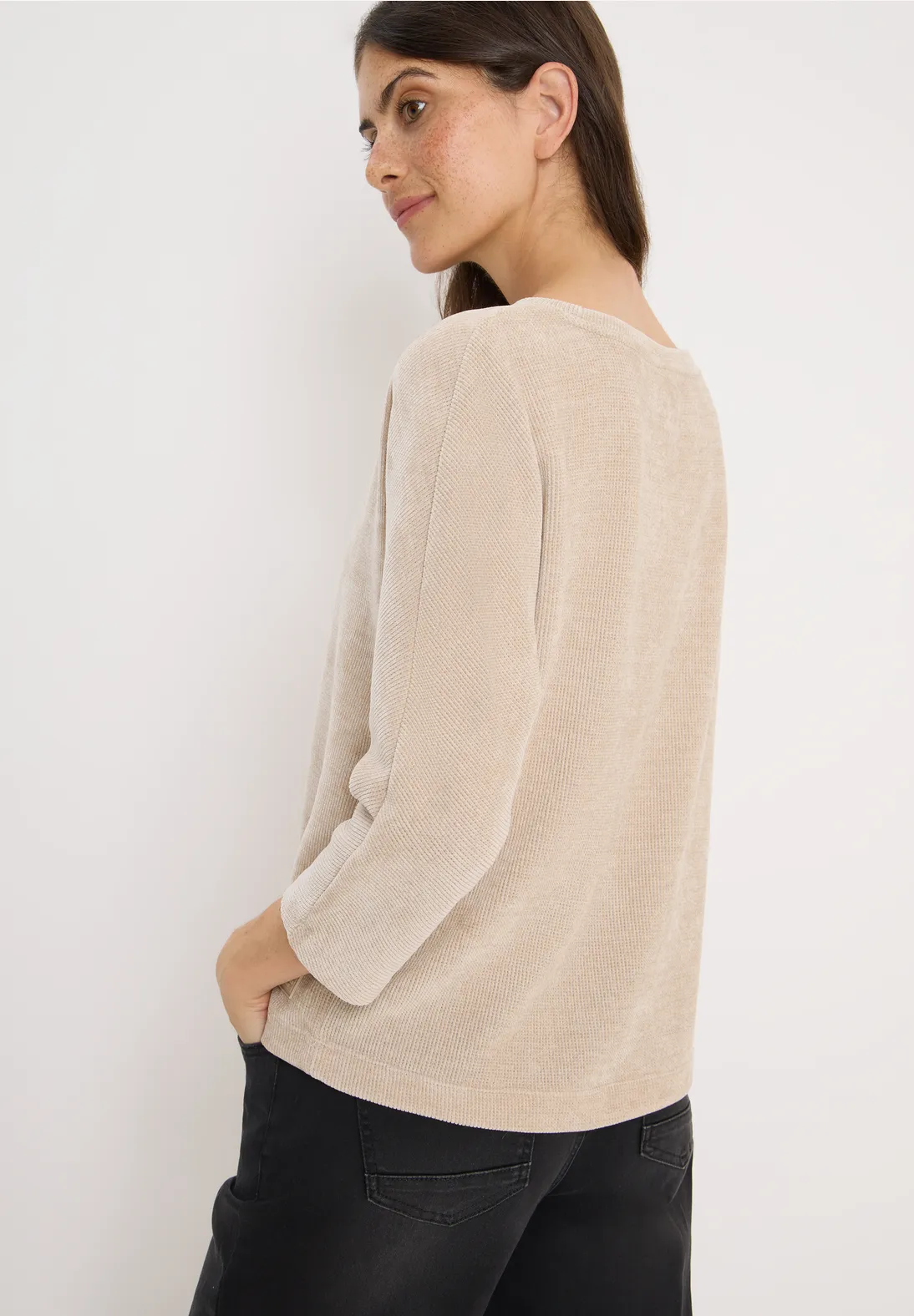 Cecil Cordshirt - Oat Milk Beige