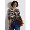 Shirt mit Zebra Print - Deep Roast Brown