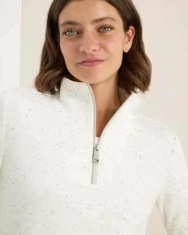 Cecil Shirt mit Troyer - Vanilla White