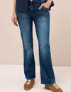 Cecil Bootcut Jeans Toronto - Dark Blue Wash