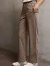 Street One Studio Straight Leg Pants - Sandstone Beige Melange