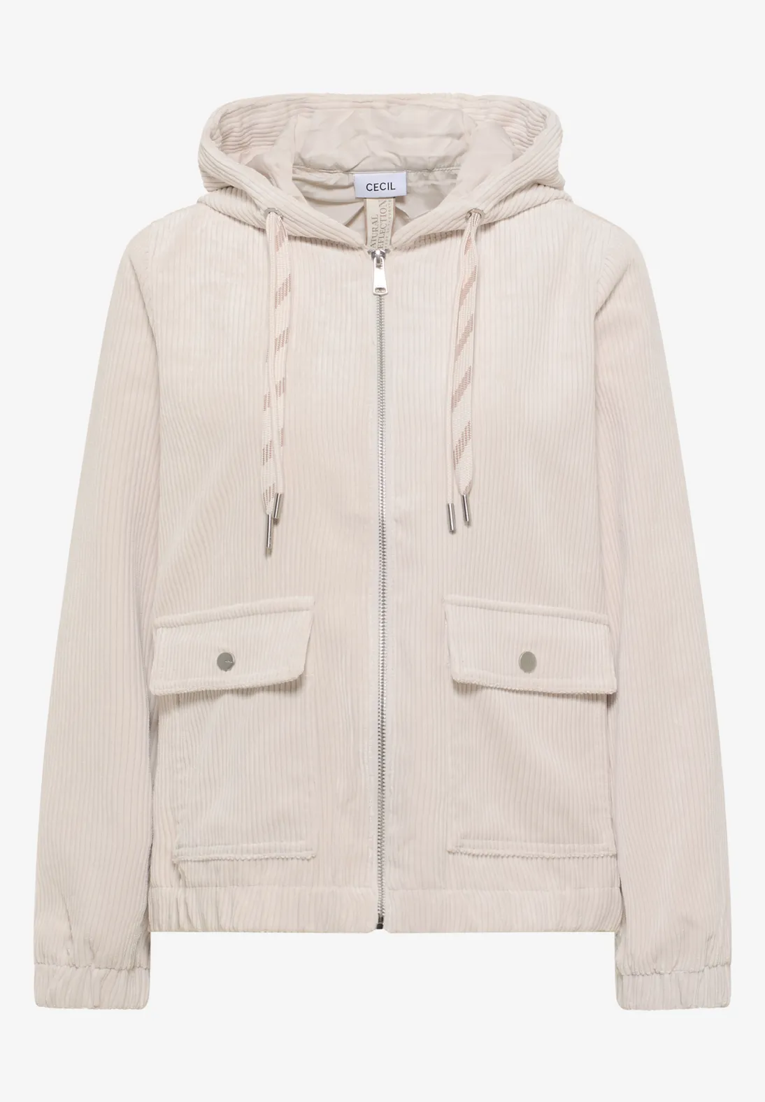 Cecil Corduroy Jacket - Oat Milk Beige