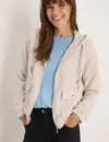 Cecil Cordjacke mit Kapuze - Oat Milk Beige