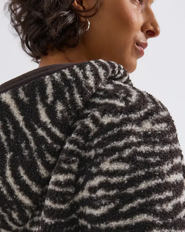 Street One Teddy Jas met Capuchon - Deep Roast Brown