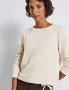 Street One Roundneck Sweatshirt - Tusk Cream