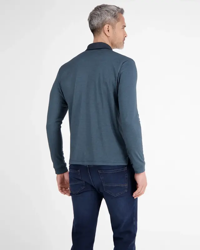 Lerros Longsleeve Poloshirt - Classic Navy