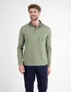Lerros Langarm Poloshirt - Nordic Olive