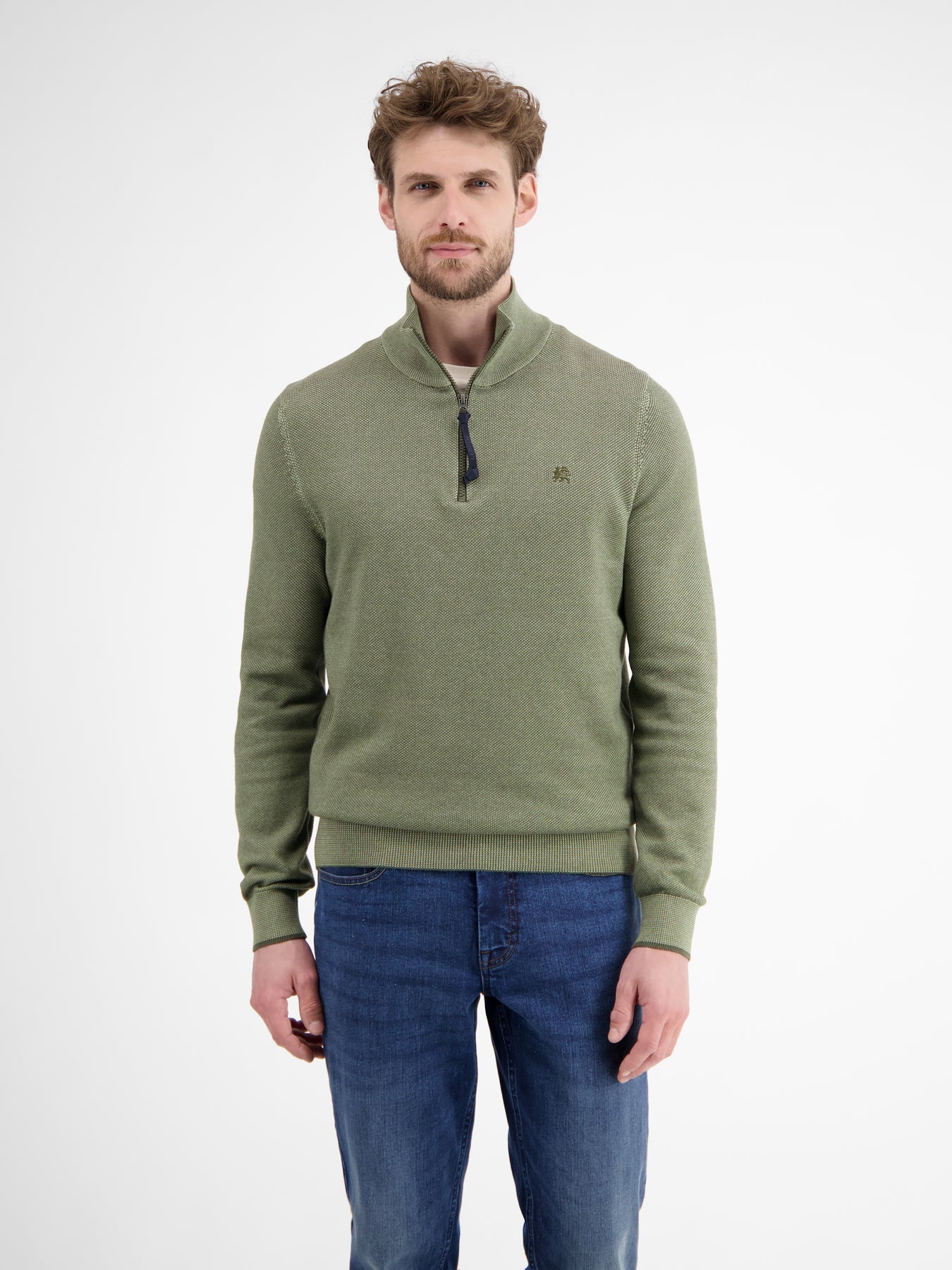 Lerros Gebreide Trui Levendige Look - Nordic Olive