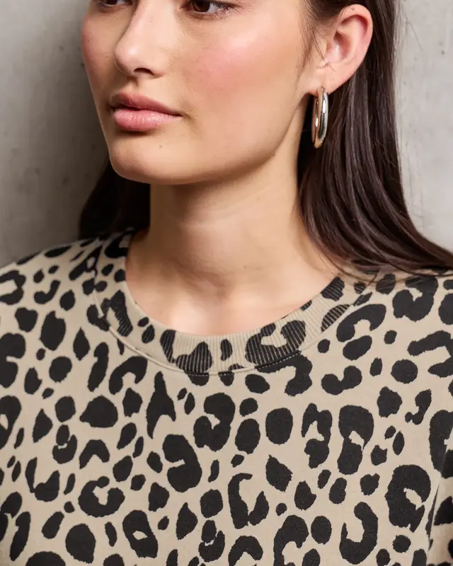 Street One Studio Loose Fit Leo Trui - Morn Beige