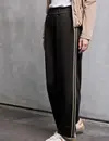 Street One Studio Broek met Galonstrepen - Dark Auburn Brown