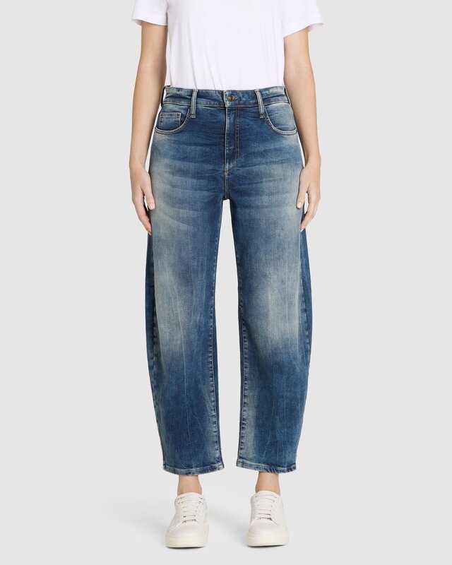 Mac Jeans  Barrel Jeans Danni - Stormy Tinted Blue