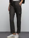 Street One Geruite Cargo Broek Bonny - Silk Brown