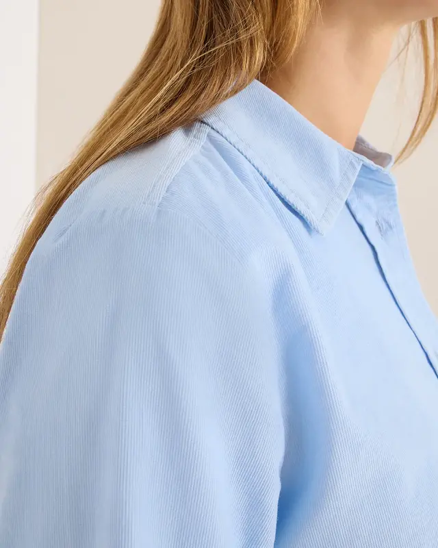 Cecil Cordbluse - Light Sky Blue