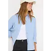 Corduroy Blouse - Light Sky Blue