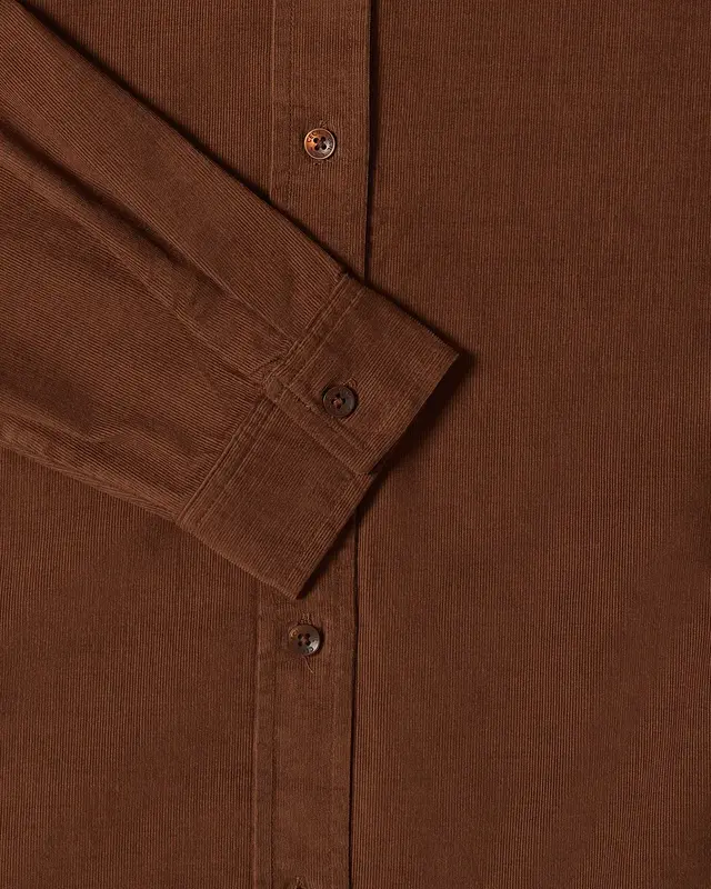 Cecil Cordbluse - Mocha Caramel