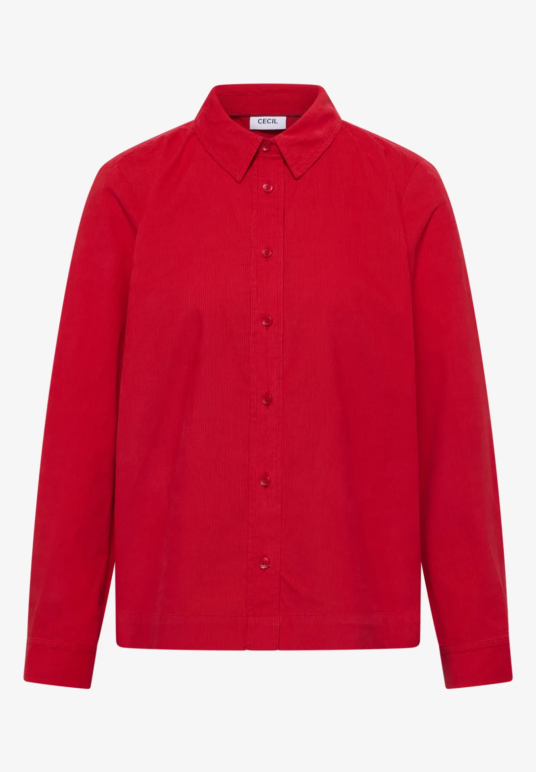 Cecil Cordbluse - Fiery Red