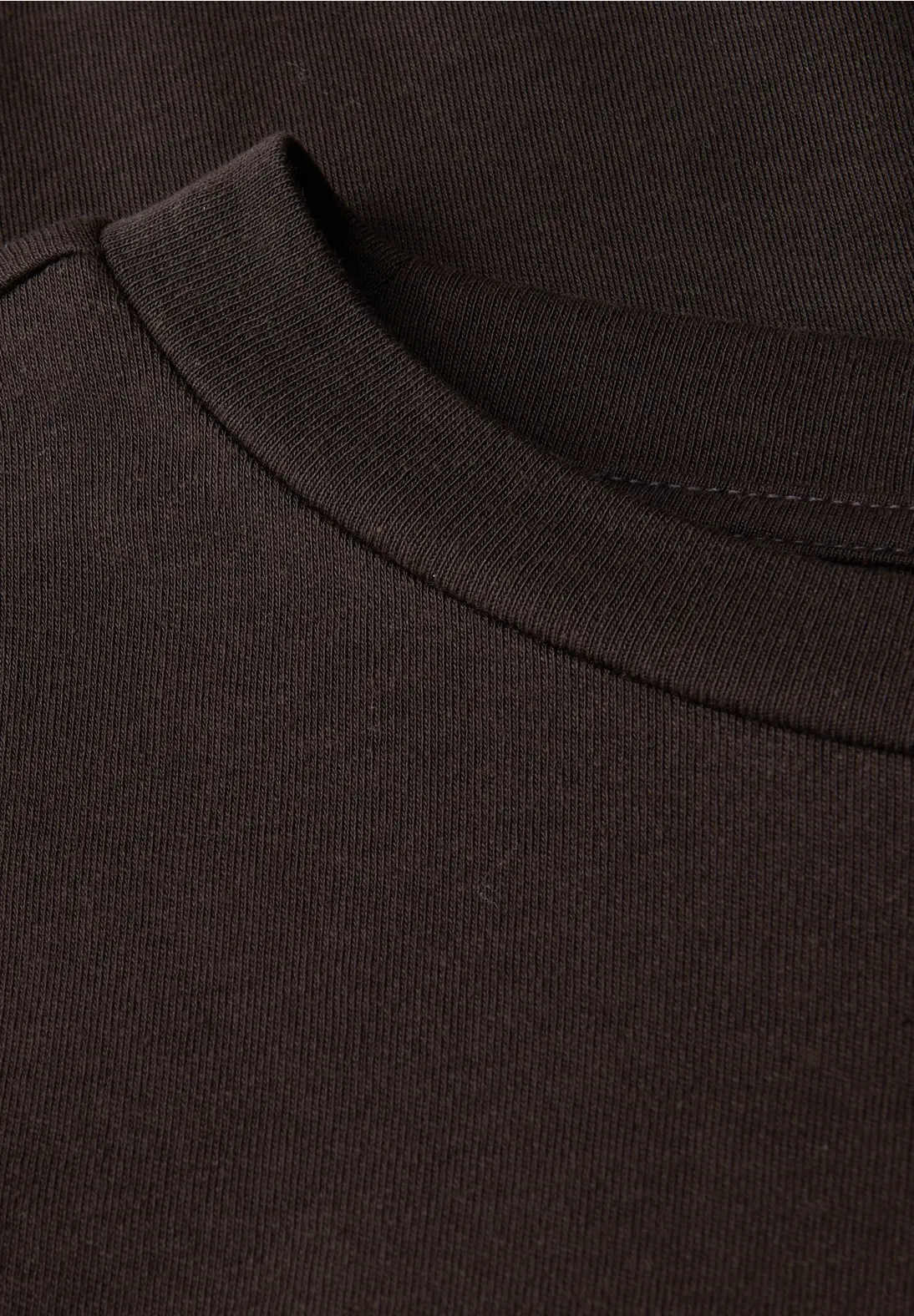 Street One Basic Shirt met Rimpels - Deep Roast Brown