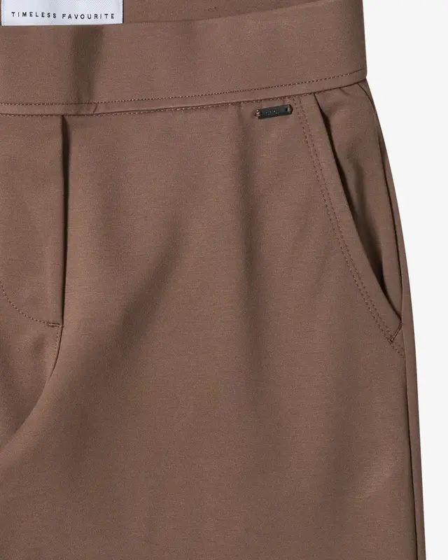Cecil Straight Leg Broek Neele - Cocoa Taupe