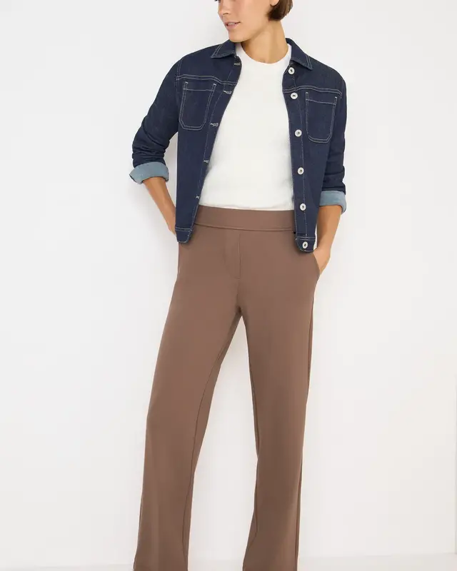 Cecil Straight Leg Broek Neele - Cocoa Taupe