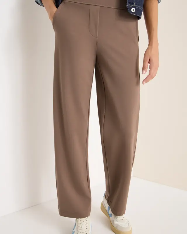 Cecil Straight Leg Pants Neele - Cocoa Taupe