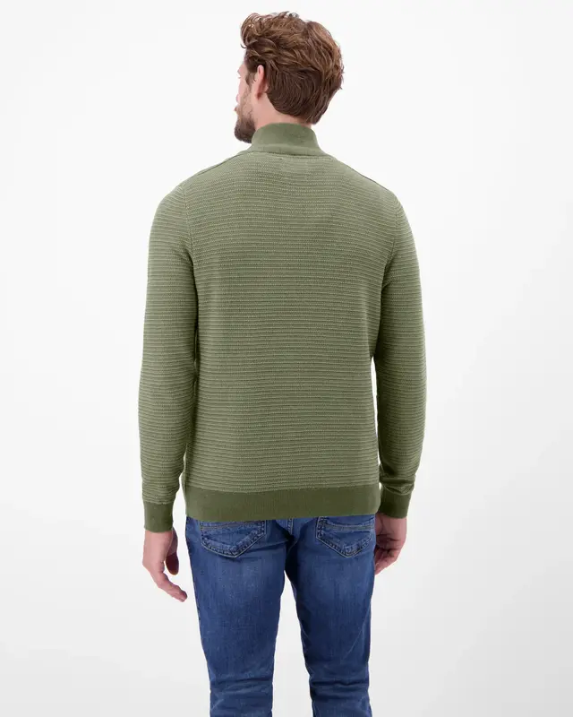 Lerros Trui in Structuur Breisel - Nordic Olive