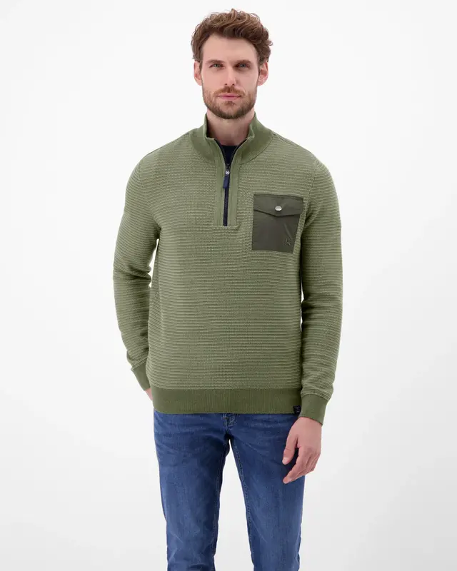 Lerros Strick-Pullover - Nordic Olive