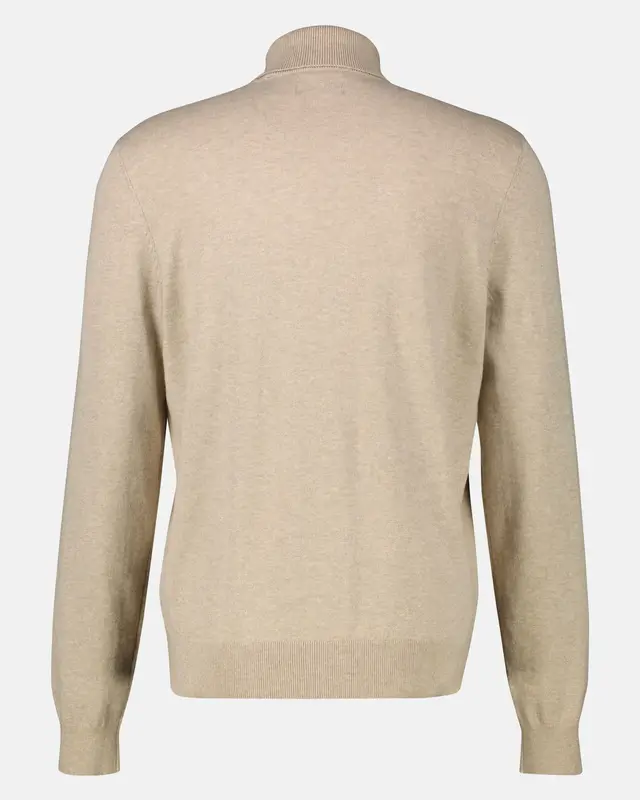 Lerros Strick Pullover mit Rollkragen - Tender Beige Melange