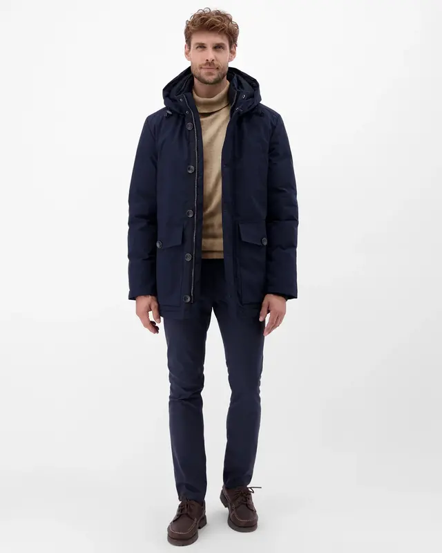 Lerros Strick Pullover mit Rollkragen - Tender Beige Melange