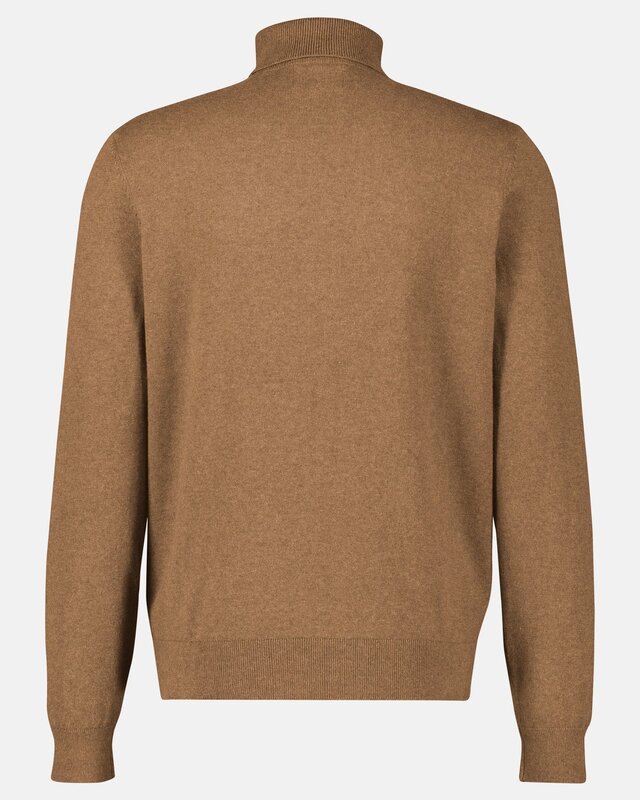 Lerros Strick Pullover mit Rollkragen - Light Coffee Melange