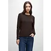Jumper with Button Detail - Deep Roast Brown