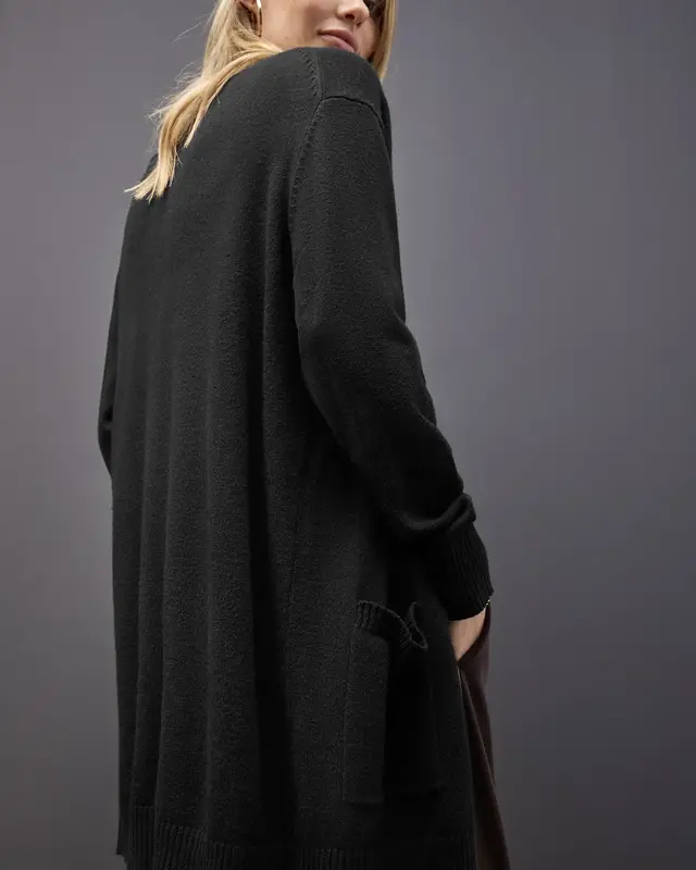 Street One Offener Cosy Cardigan - Black