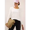 Basic Shirt Lange Mouwen Pia - Vanilla White