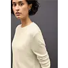 Jumper with Curled Edge - Soft Beige