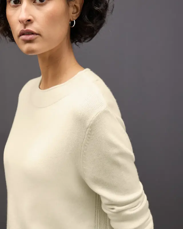 Street One Pullover mit Rollkante - Soft Beige