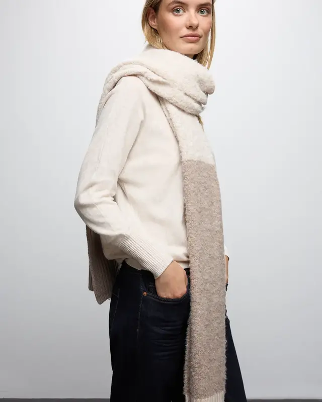 Street One Strukturmix Schal - Soft Sand Melange