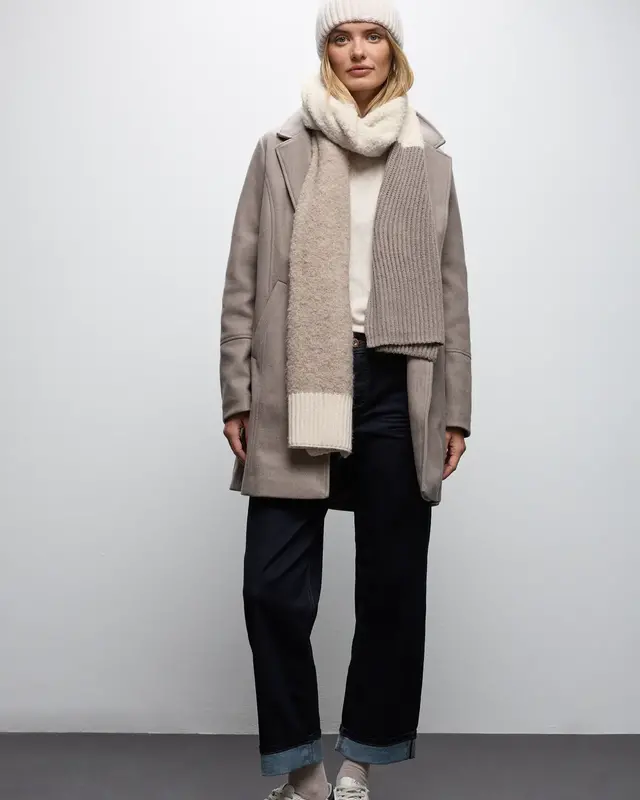 Street One Strukturmix Schal - Soft Sand Melange